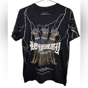 RGSTR Loyalty Streetwear Men’s High End M T-Shirt Doberman Pinscher Dogs
